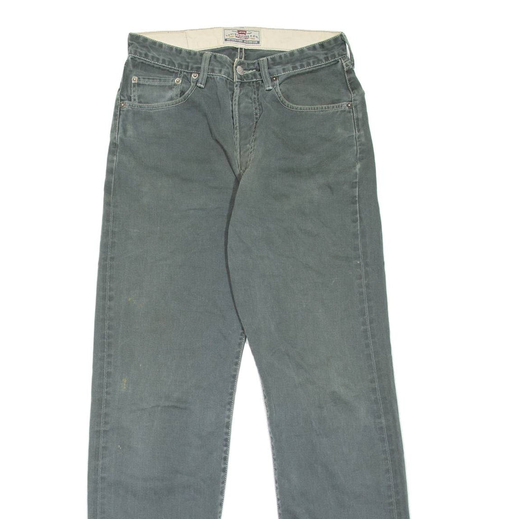 LEVI'S Mens Jeans Green Regular Straight 90s W27 L32