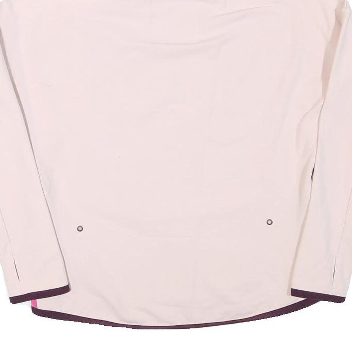 DIESEL Womens Pink & Purple Active Logo Sweatshirt Pullover Crew Neck XS Relaxed