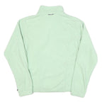THE NORTH FACE Womens Mint Green Fleece Jacket S Polyester Blend Zip Casual