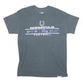 NFL Mens Grey Indianapolis Colts Football Graphic T-Shirt M Short Sleeve Crew