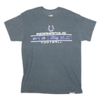 NFL Mens Grey Indianapolis Colts Football Graphic T-Shirt M Short Sleeve Crew
