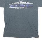 NFL Mens Grey Indianapolis Colts Football Graphic T-Shirt M Short Sleeve Crew