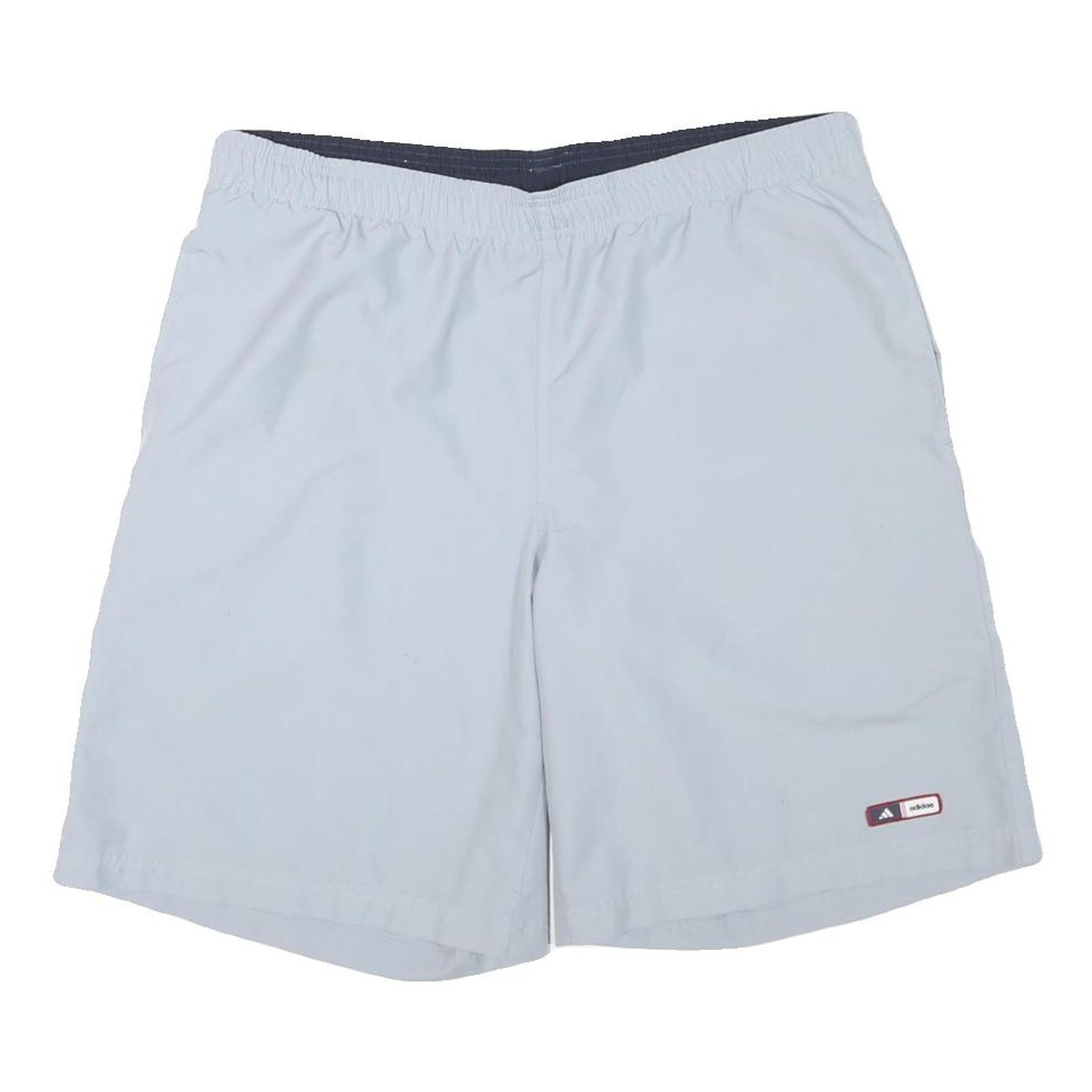 ADIDAS Mens White Sports Shorts XL W34 Polyester Blend Casual Athletic