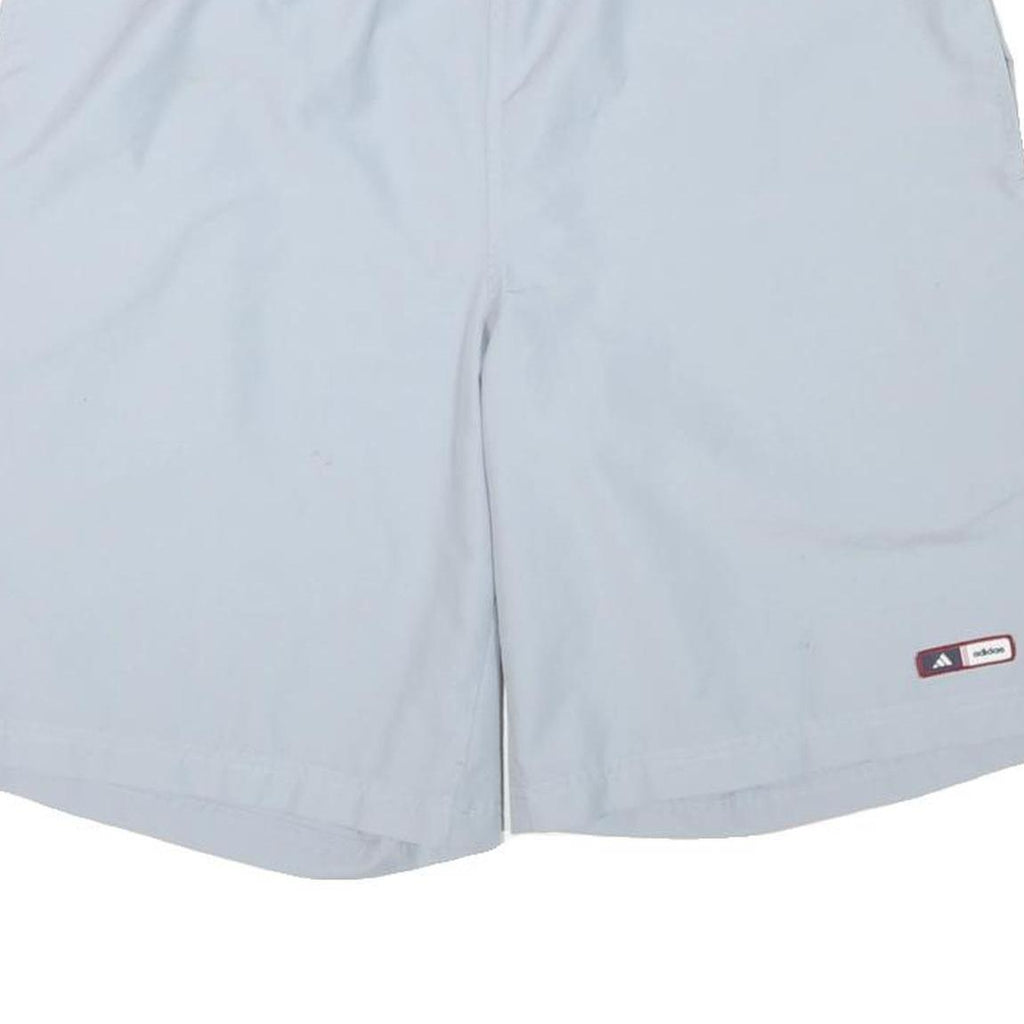 ADIDAS Mens White Sports Shorts XL W34 Polyester Blend Casual Athletic