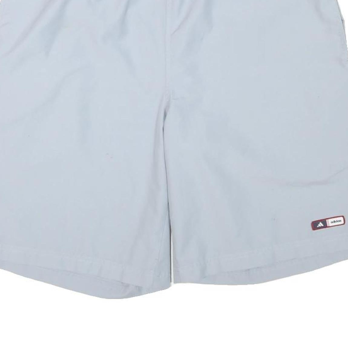 ADIDAS Mens White Sports Shorts XL W34 Polyester Blend Casual Athletic