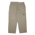 WRANGLER Mens Beige Relaxed Cargo Trousers W36 L30 Cotton Zip Pockets