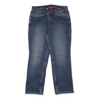 CARHARTT Fleece Lined Womens Blue Regular Fit Straight Medium Wash Jeans W30 L27