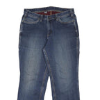 CARHARTT Fleece Lined Womens Blue Regular Fit Straight Medium Wash Jeans W30 L27
