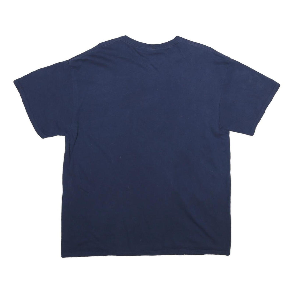 DELTA PRO WEIGHT Mens Blue Wolf Graphic T-Shirt XL Short Sleeve Crew Neck