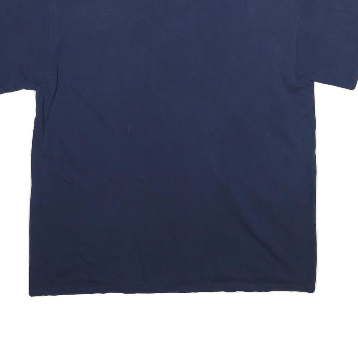 DELTA PRO WEIGHT Mens Blue Wolf Graphic T-Shirt XL Short Sleeve Crew Neck