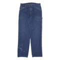 DICKIES Mens Jeans Blue Regular Straight Denim Medium W34 L32 Workwear