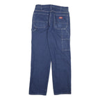 DICKIES Mens Jeans Blue Regular Straight Denim Medium W34 L32 Workwear