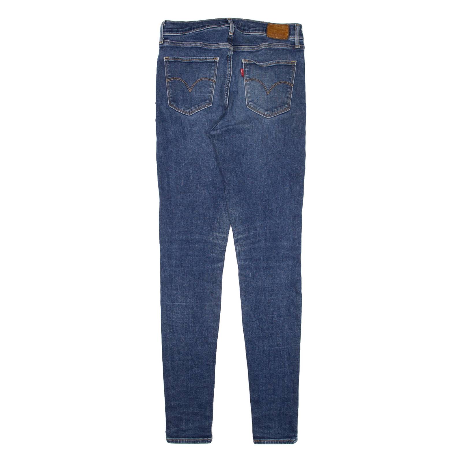LEVI'S 720 BIG E High Rise Womens Jeans Blue Slim Skinny W27 L32