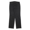 WRANGLER Mens Jeans Black Regular Straight Denim Raw W30 L30 Classic Cotton