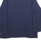 CHAMPION Womens Navy Blue Wolf Pack 1/4 Zip Sweatshirt M Cotton Blend Casual