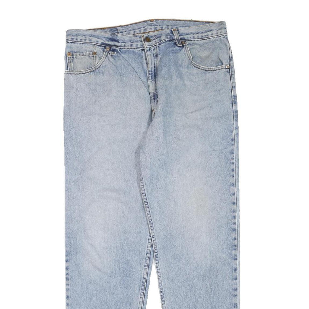 LEVI'S Mens Jeans Blue Regular Straight Denim Medium W38 L30 Classic Casual Zip