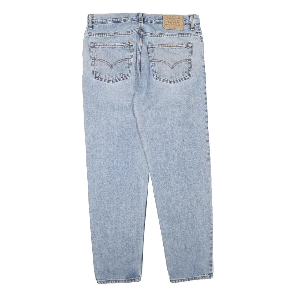 LEVI'S Mens Jeans Blue Regular Straight Denim Medium W38 L30 Classic Casual Zip