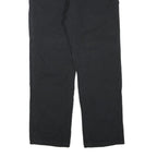 DICKIES Mens Regular Black Cotton Blend Trousers W34 L32 Workwear Straight Zip