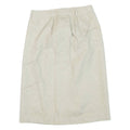 Womens Pencil Skirt Beige Knee Length S
