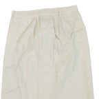 Womens Pencil Skirt Beige Knee Length S