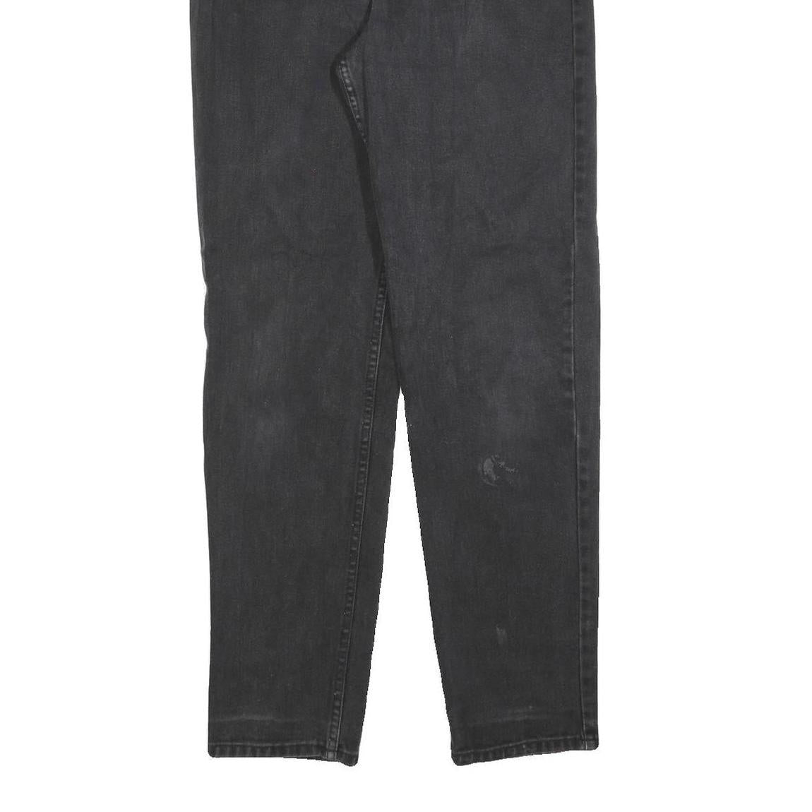 CALVIN KLEIN Womens Jeans Black Slim Skinny Denim W28 L32 Classic Zip Pockets