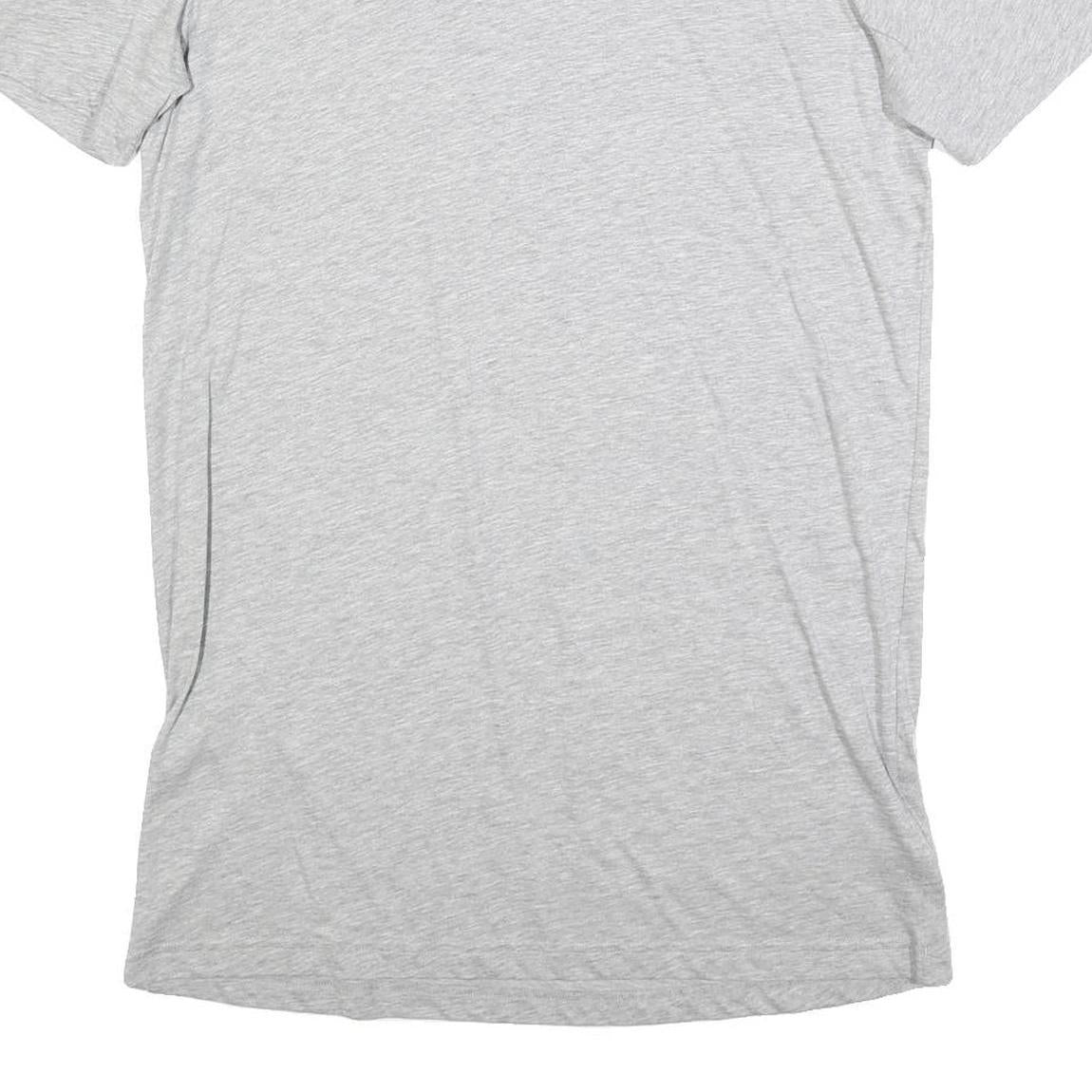 REEBOK Womens Grey Cotton Blend Day Dress Jersey Short Sleeve S Casual Summer