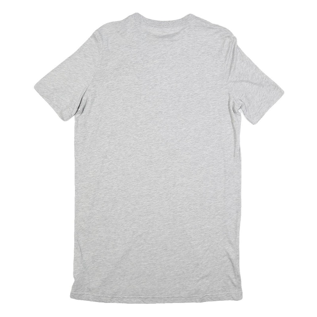 REEBOK Womens Grey Cotton Blend Day Dress Jersey Short Sleeve S Casual Summer