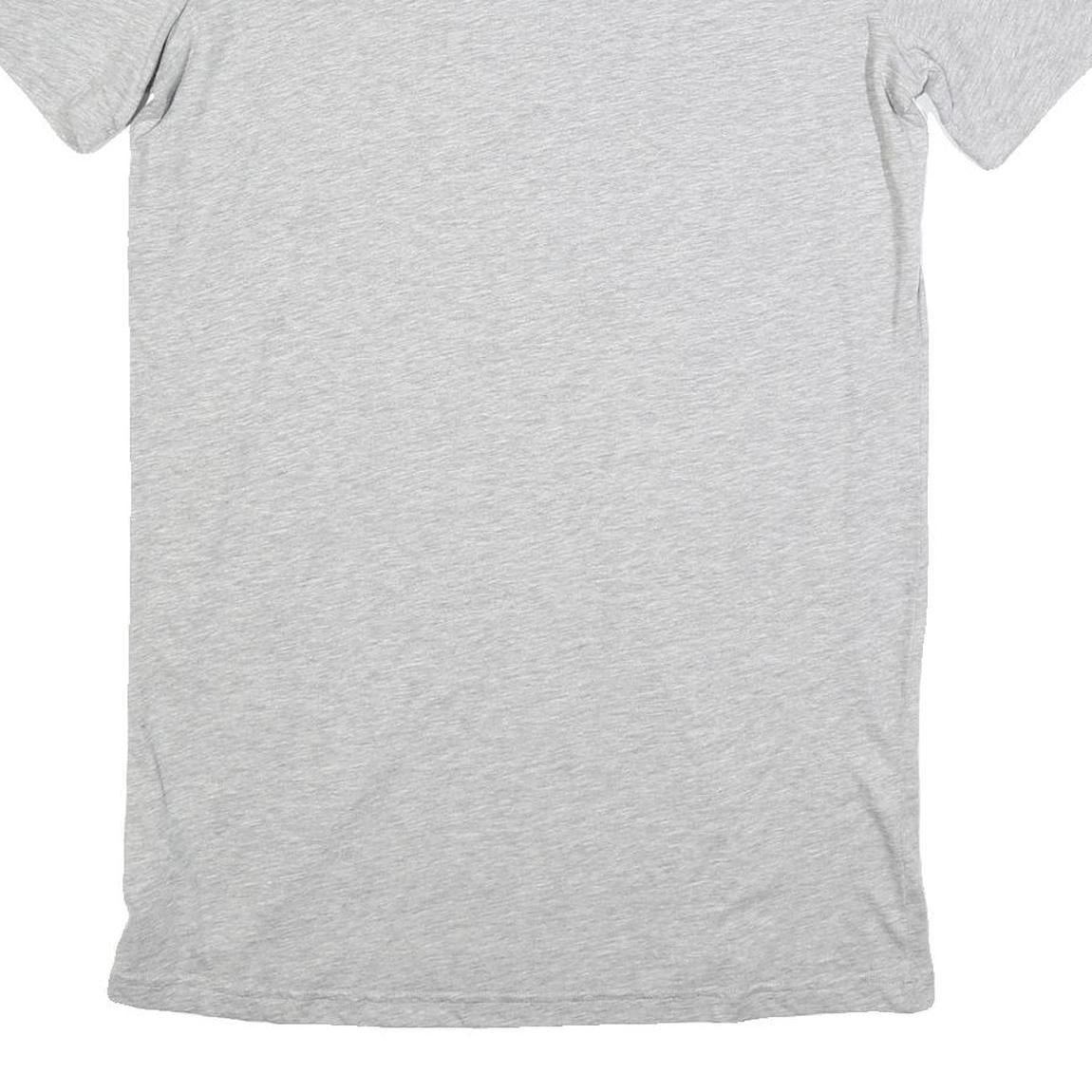 REEBOK Womens Grey Cotton Blend Day Dress Jersey Short Sleeve S Casual Summer