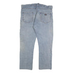 DICKIES Mens Regular Fit Jeans Blue Denim W36 L28 Classic Cotton Blend Zip