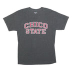 CHAMPION Mens Grey Chico State Graphic T-Shirt M Short Sleeve Crew Neck Casual