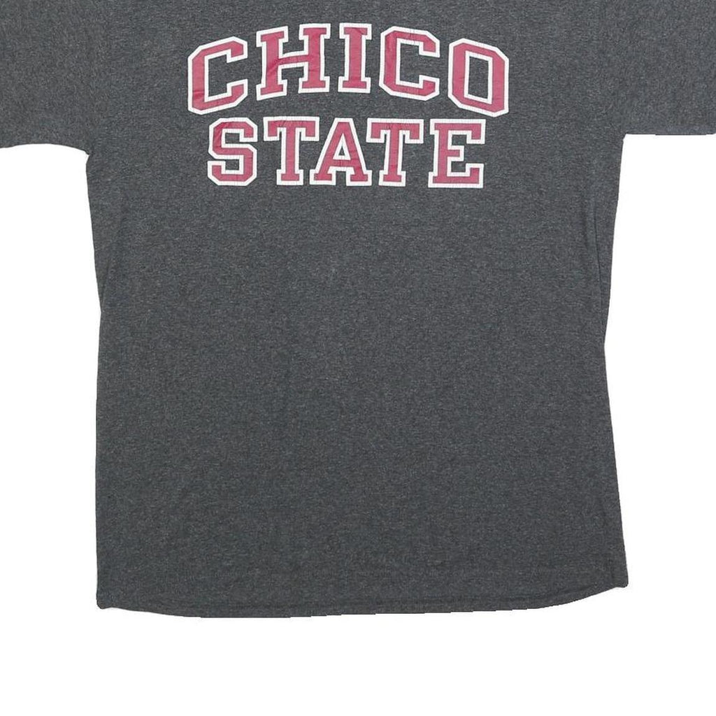 CHAMPION Mens Grey Chico State Graphic T-Shirt M Short Sleeve Crew Neck Casual