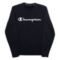 CHAMPION Mens Sweatshirt Black Crew Neck S