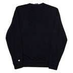 CHAMPION Mens Sweatshirt Black Crew Neck S