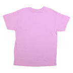 GILDAN Womens Pink The Island Graphic T-Shirt L Short Sleeve Crew Neck Casual