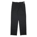 DICKIES Mens Black Regular Fit Straight Leg Trousers W38 L39 Cotton Blend Zip