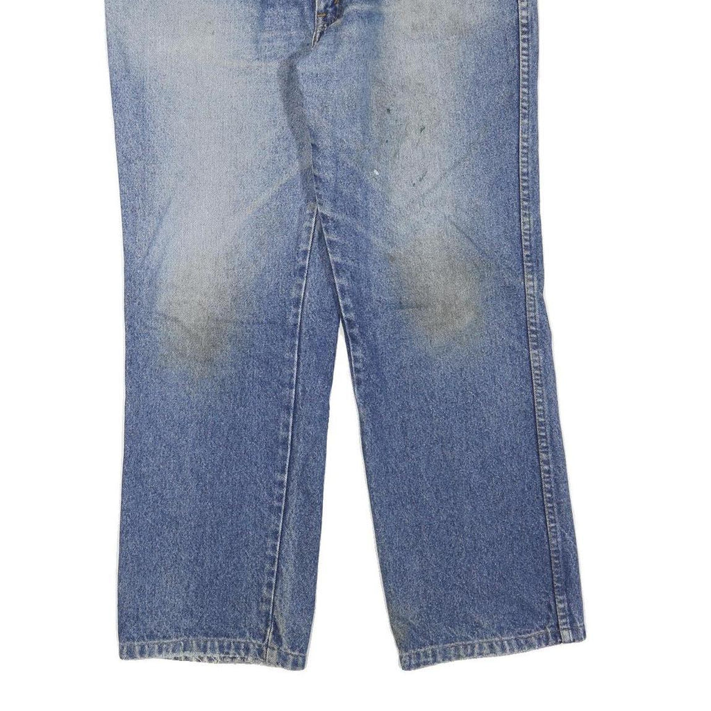 LEVI'S 557 Mens Blue Regular Straight Denim Medium W36 L29 Cotton Blend Zip