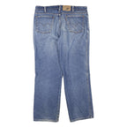 LEVI'S 557 Mens Blue Regular Straight Denim Medium W36 L29 Cotton Blend Zip