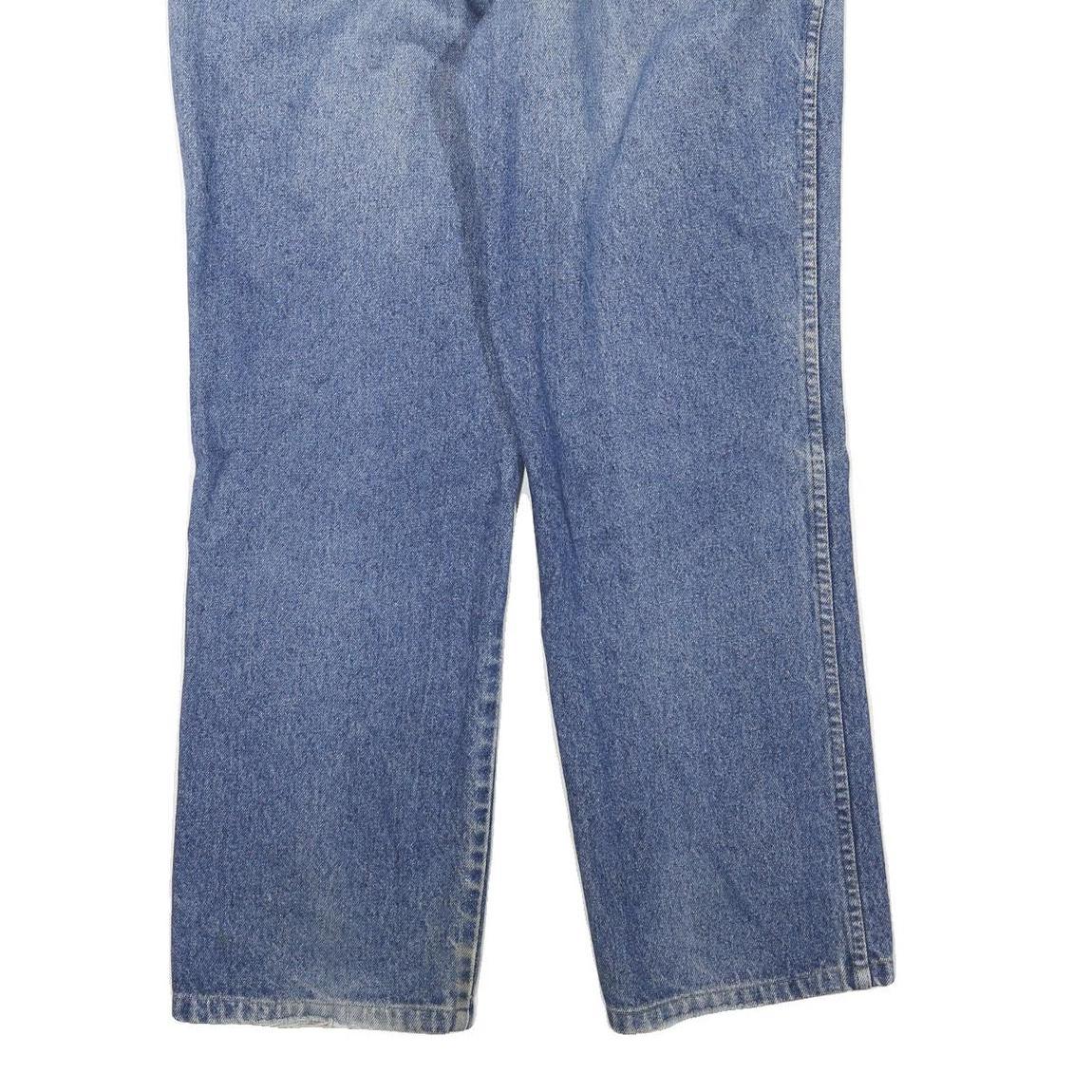 LEVI'S 557 Mens Blue Regular Straight Denim Medium W36 L29 Cotton Blend Zip