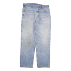 CARHARTT Mens Relaxed Denim Light Blue Cotton Blend Jeans W36 L34 Casual