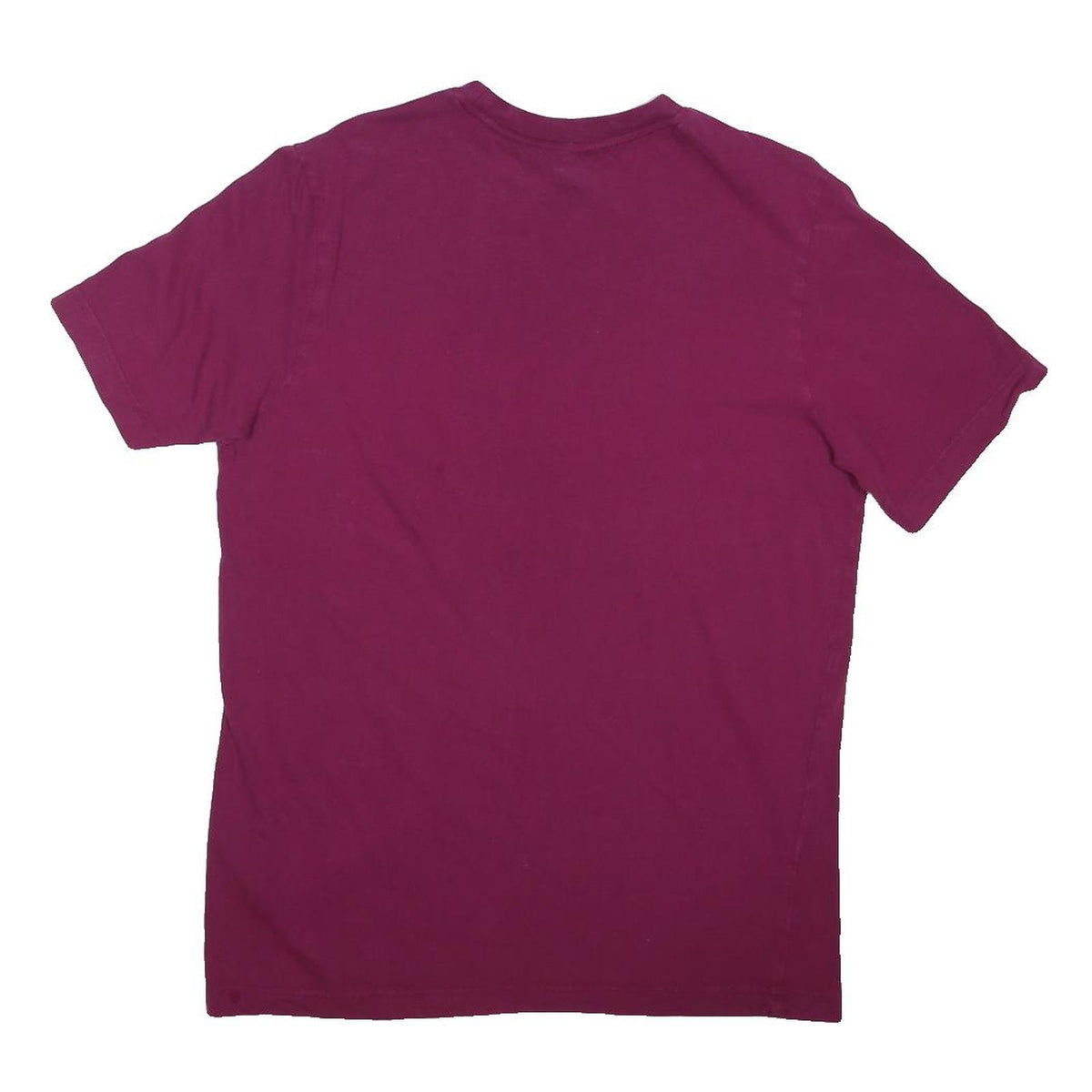 ADIDAS Mens Purple Graphic T-Shirt S Short Sleeve Crew Neck Cotton Blend