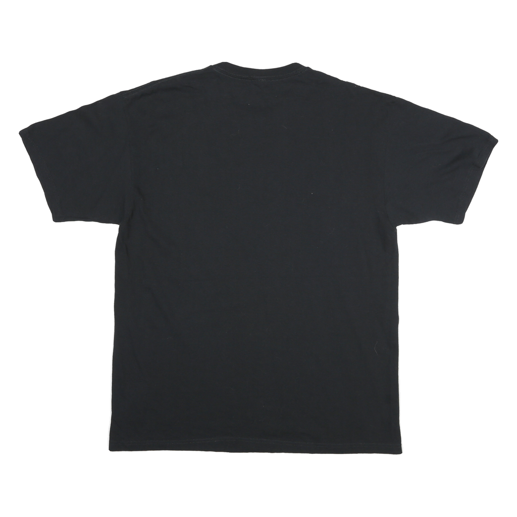 LIQUID BLUE Mens Black Ground & Pound Graphic T-Shirt XL Short Sleeve Crew Neck