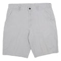 DICKIES Mens Shorts Grey Casual Regular L W34 Workwear Cotton Blend