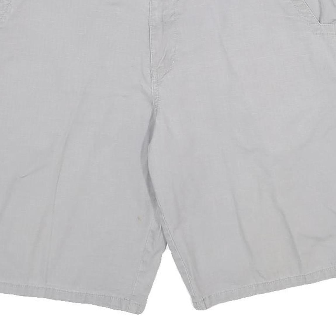 DICKIES Mens Shorts Grey Casual Regular L W34 Workwear Cotton Blend