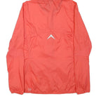 PUMA Womens Red Lightweight Hooded Jacket S Polyester Plain Zip Sportswear