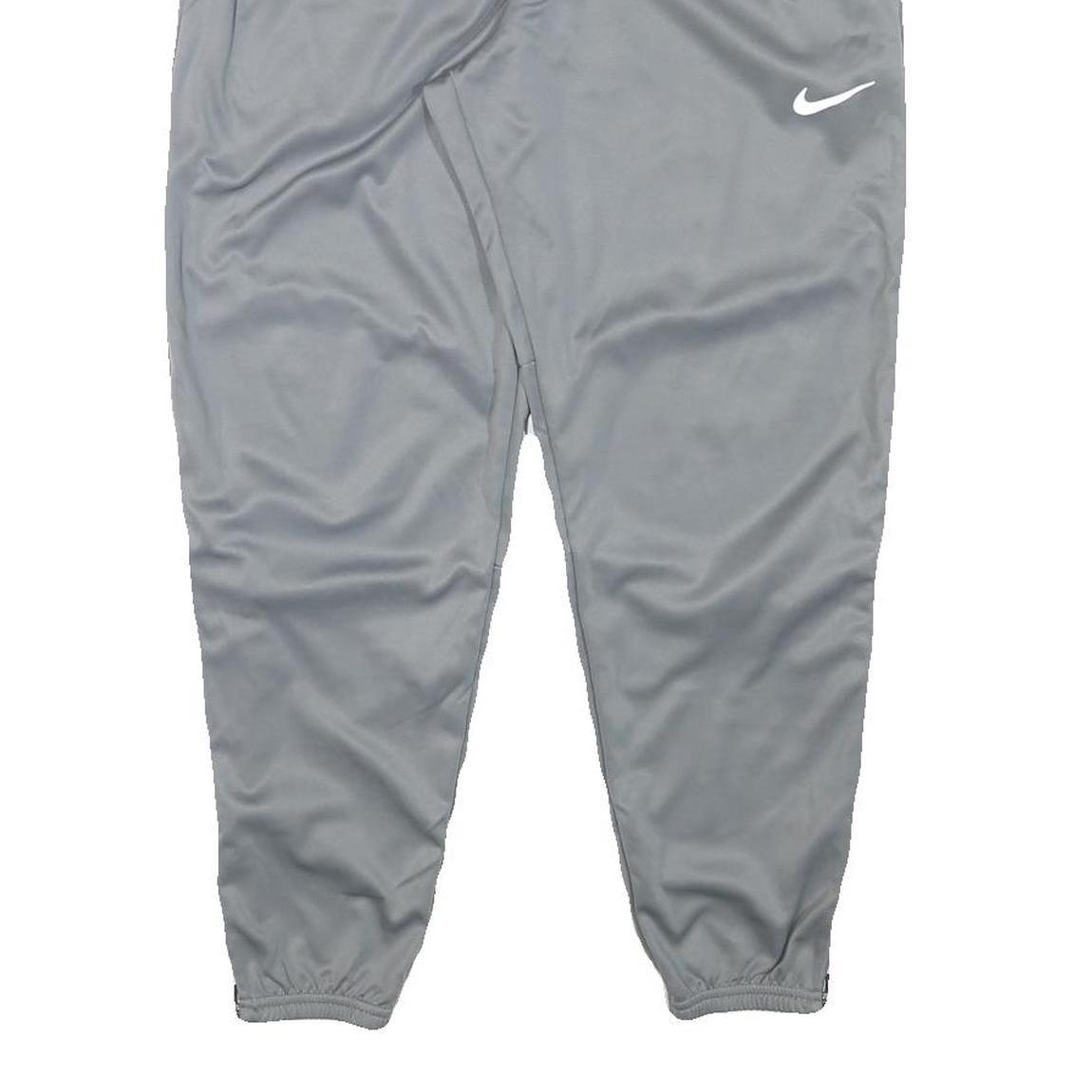 NIKE Mens Joggers Grey Slim Tapered M W30 L26 Polyester Sports Casual