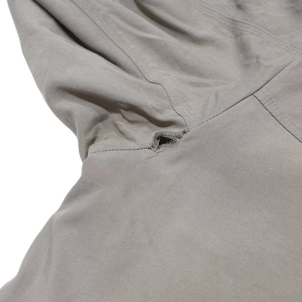 CARHARTT Mens Brown & Beige Nylon Hooded Zip Jacket 2XL Outdoor Waterproof
