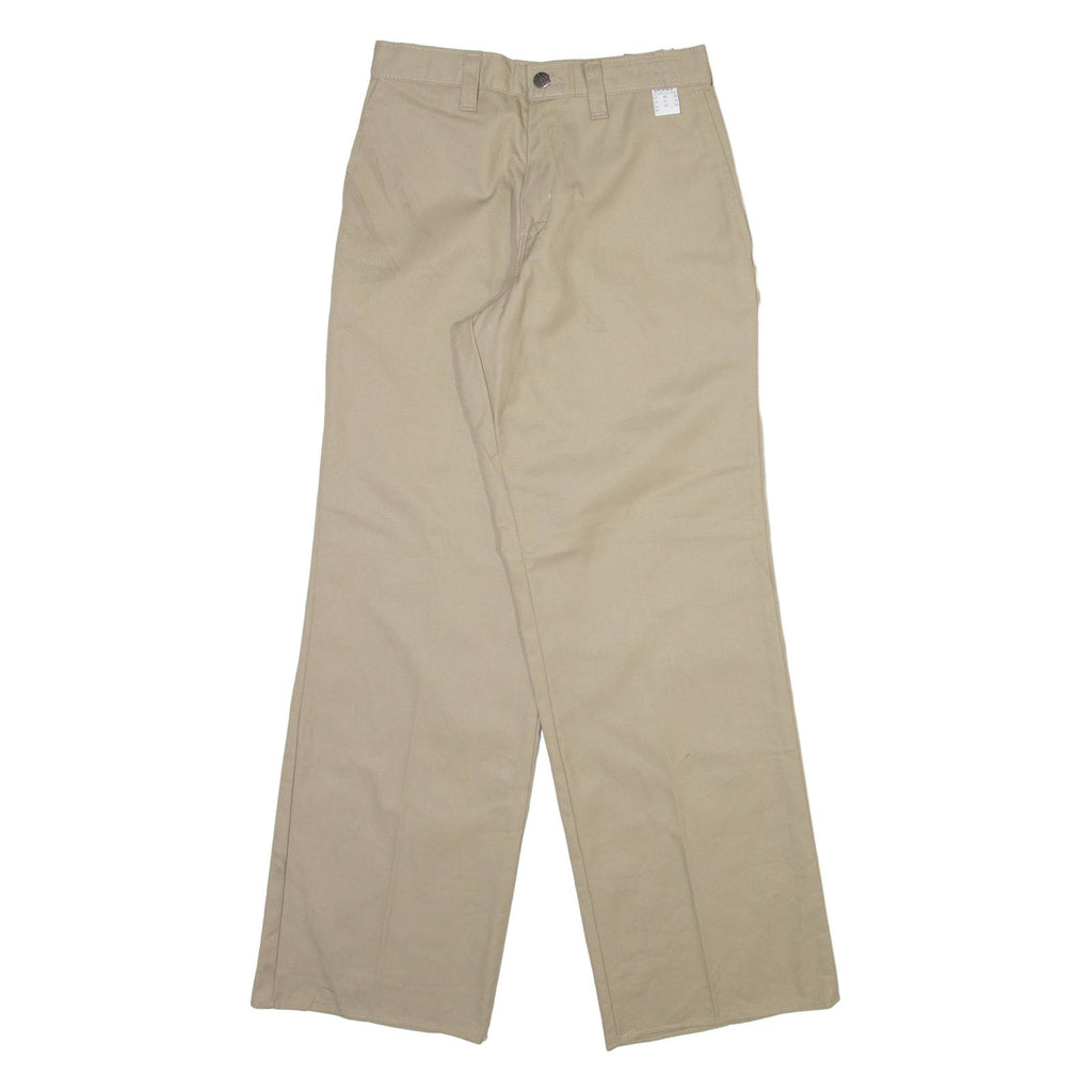 DICKIES Womens Trousers Beige Regular Straight W26 L30