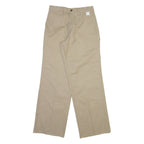 DICKIES Womens Trousers Beige Regular Straight W26 L30