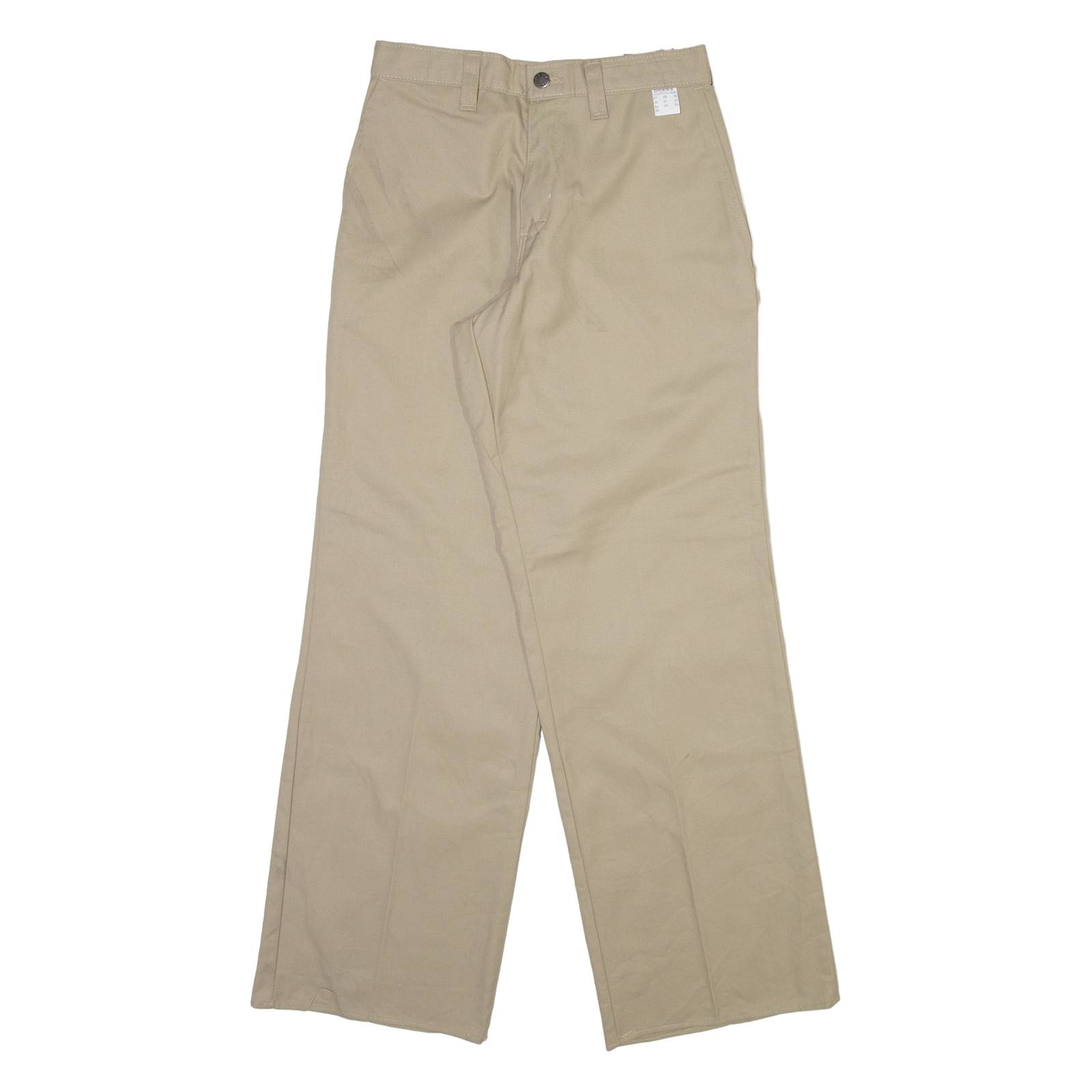 DICKIES Womens Trousers Beige Regular Straight W26 L30