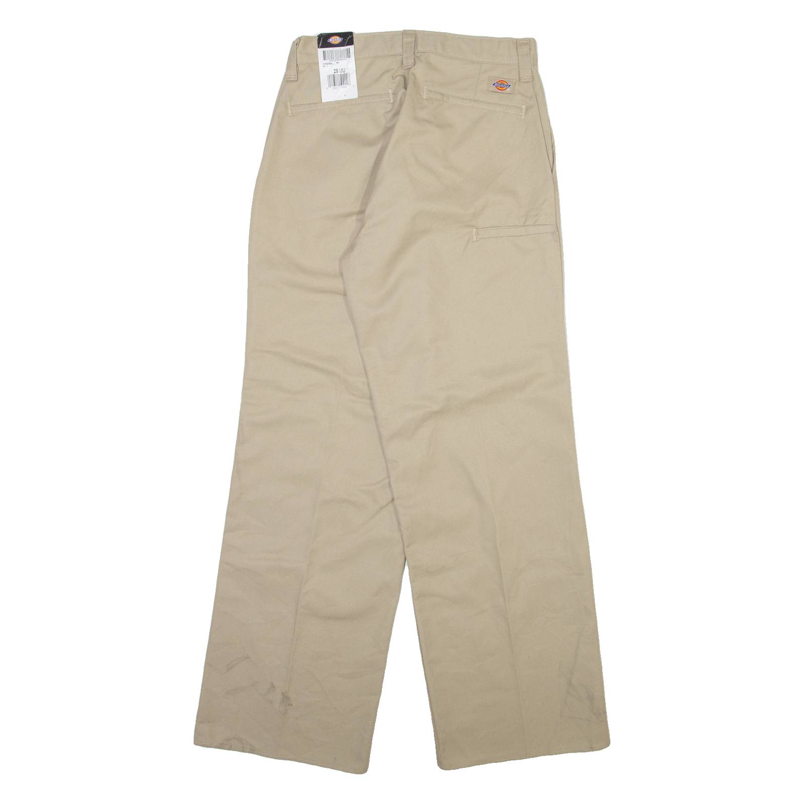 DICKIES Womens Trousers Beige Regular Straight W26 L30
